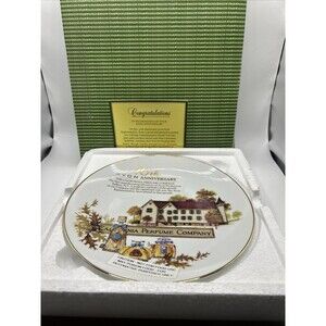 Avon The California Perfume Co 10th Anniversary Commemorative 8.5” Plate NOS